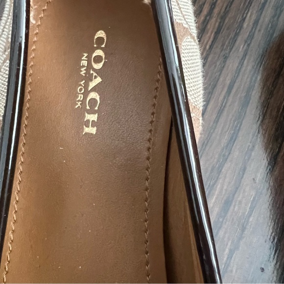 Nwot Coach felisha flat loafers signature jacquard - Picture 6 of 8